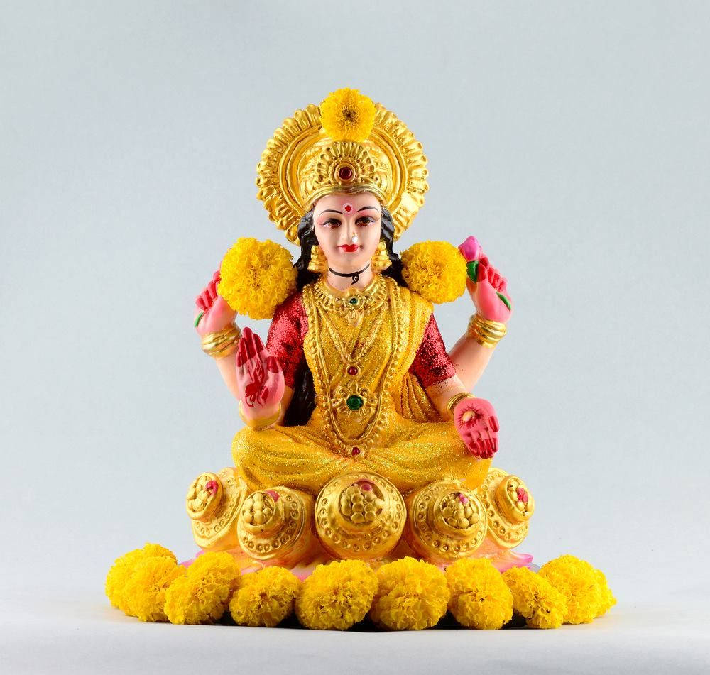 Goddess Lakshmi HD Wallpaper