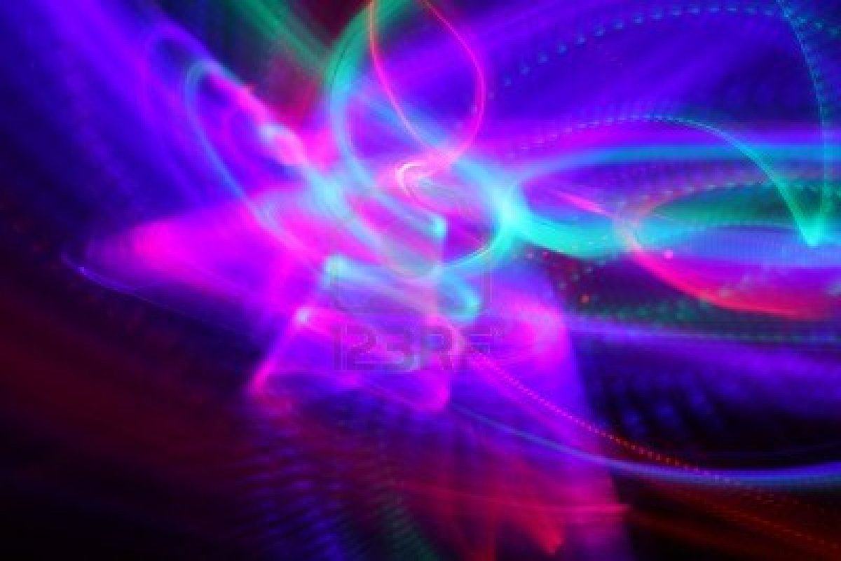 Background Moving Colorful Lights Black Stock Wallpaper Background