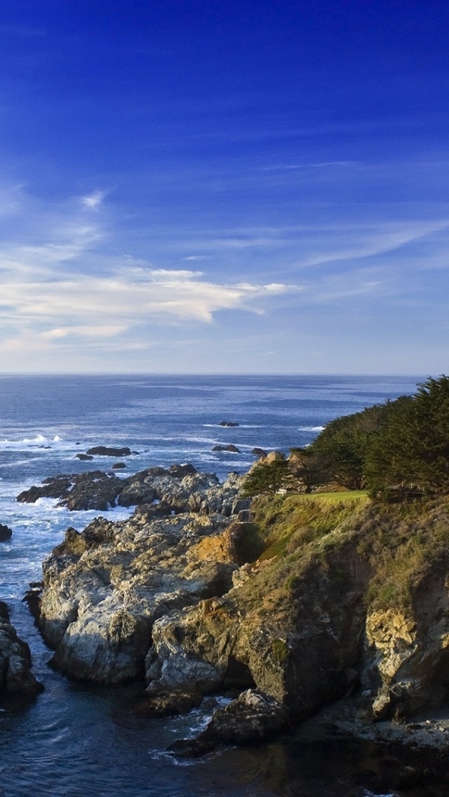 640x1136 California Coast Line Ocean Iphone 5 wallpaper