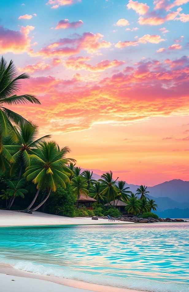 Tropical Island Wallpaper