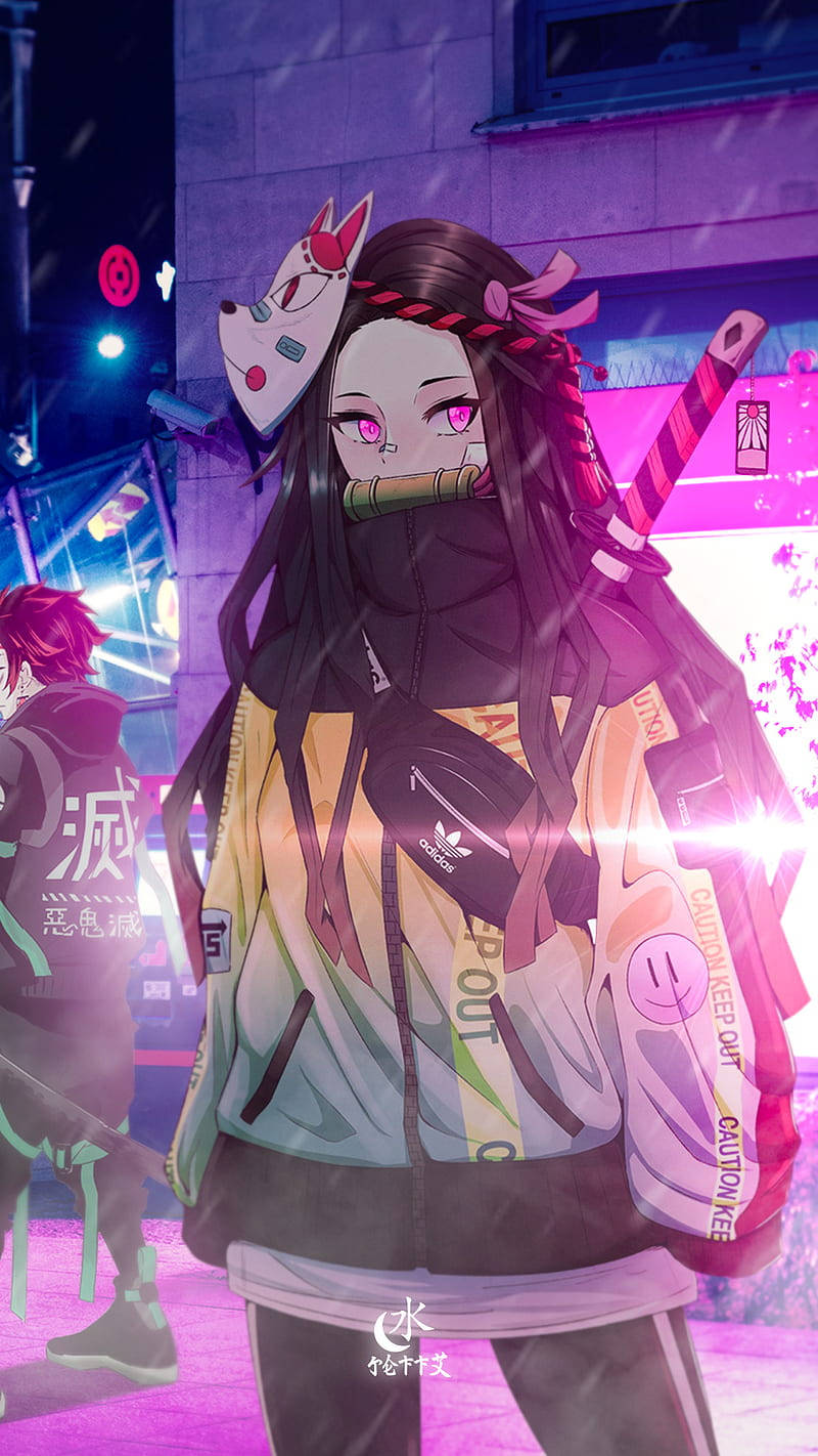 Nezuko Phone Wallpaper