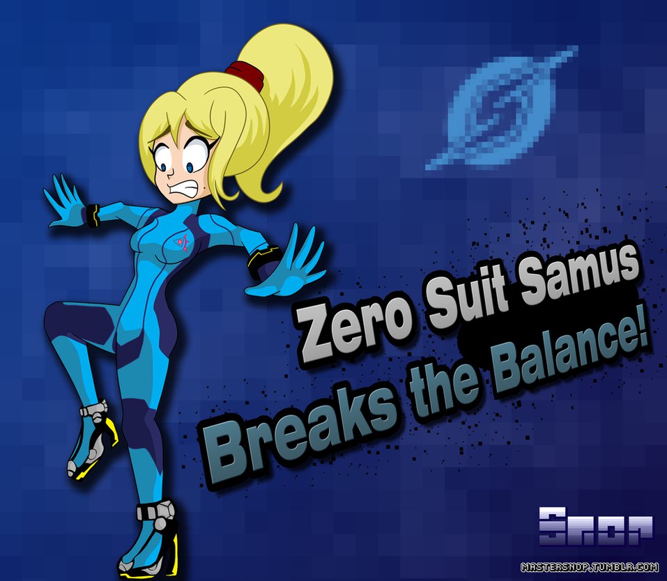 Super Smash Bros Zero Suit Samus By Paincakedda