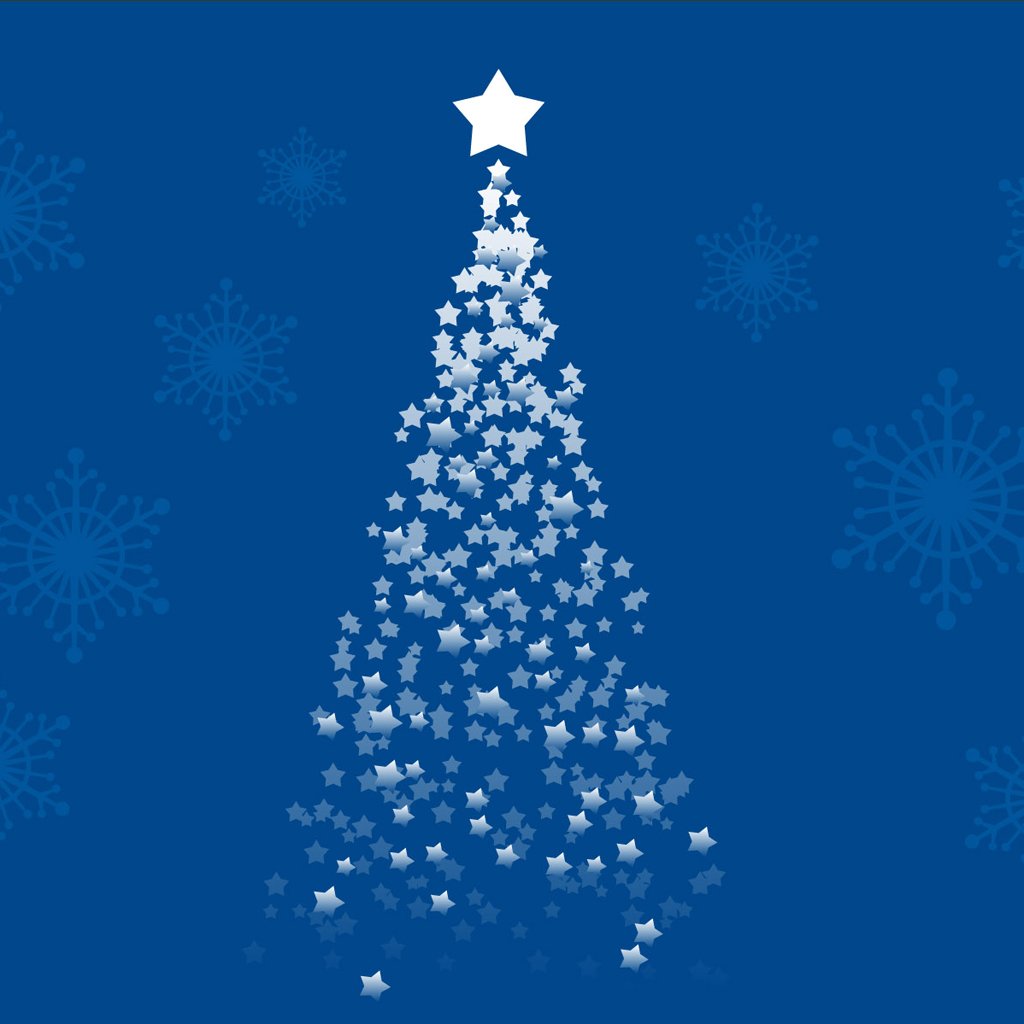  iPad Wallpapers Download Christmas Tree 1024x1024