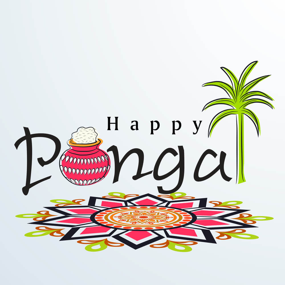 Happy Pongal Background HD Wallpaper