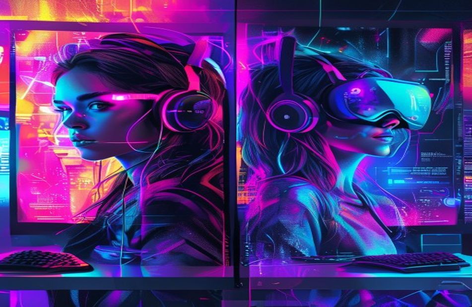 Dual Monitor Wallpaper Girls