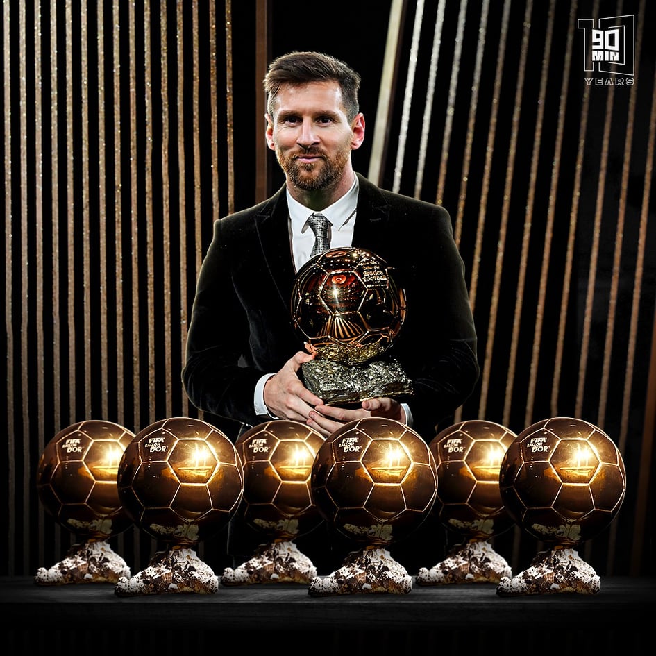 90min On Lionel Messi Is A Seven Time Ballondor Winner
