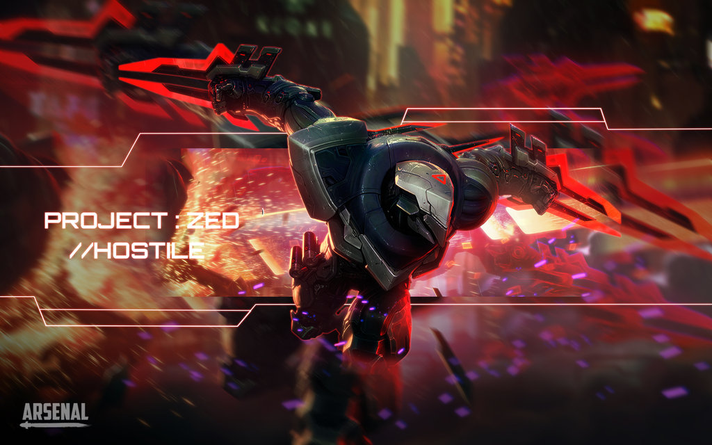 League Of Legends Project Zed Wallpaper By Arsenalofcolours On