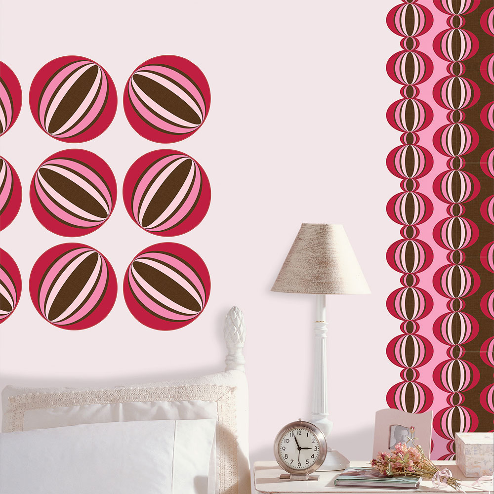 Loopy Dots Wall Accent Stickers Geometric Circle Decals Product