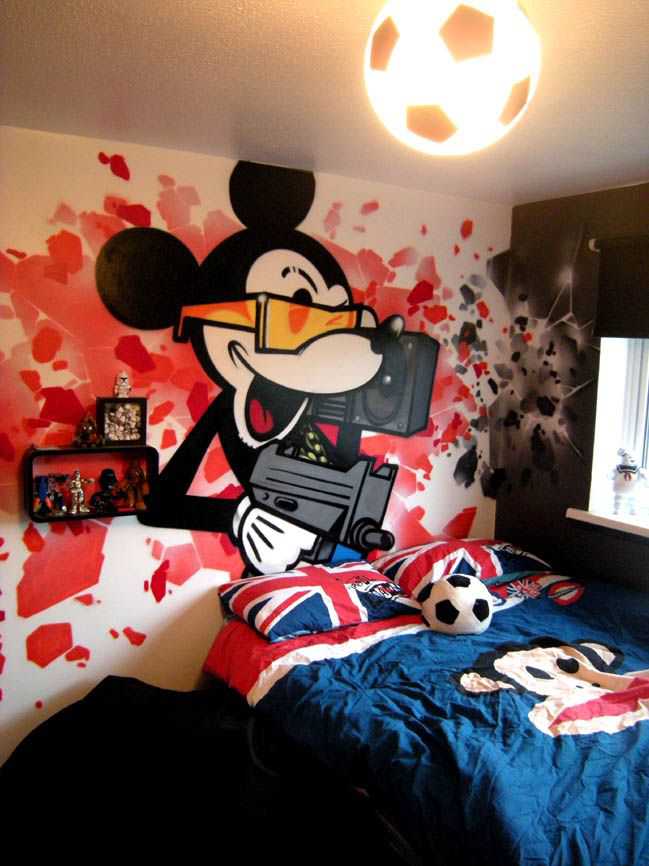 Graffiti Wallpaper Bedroom Boys Kings