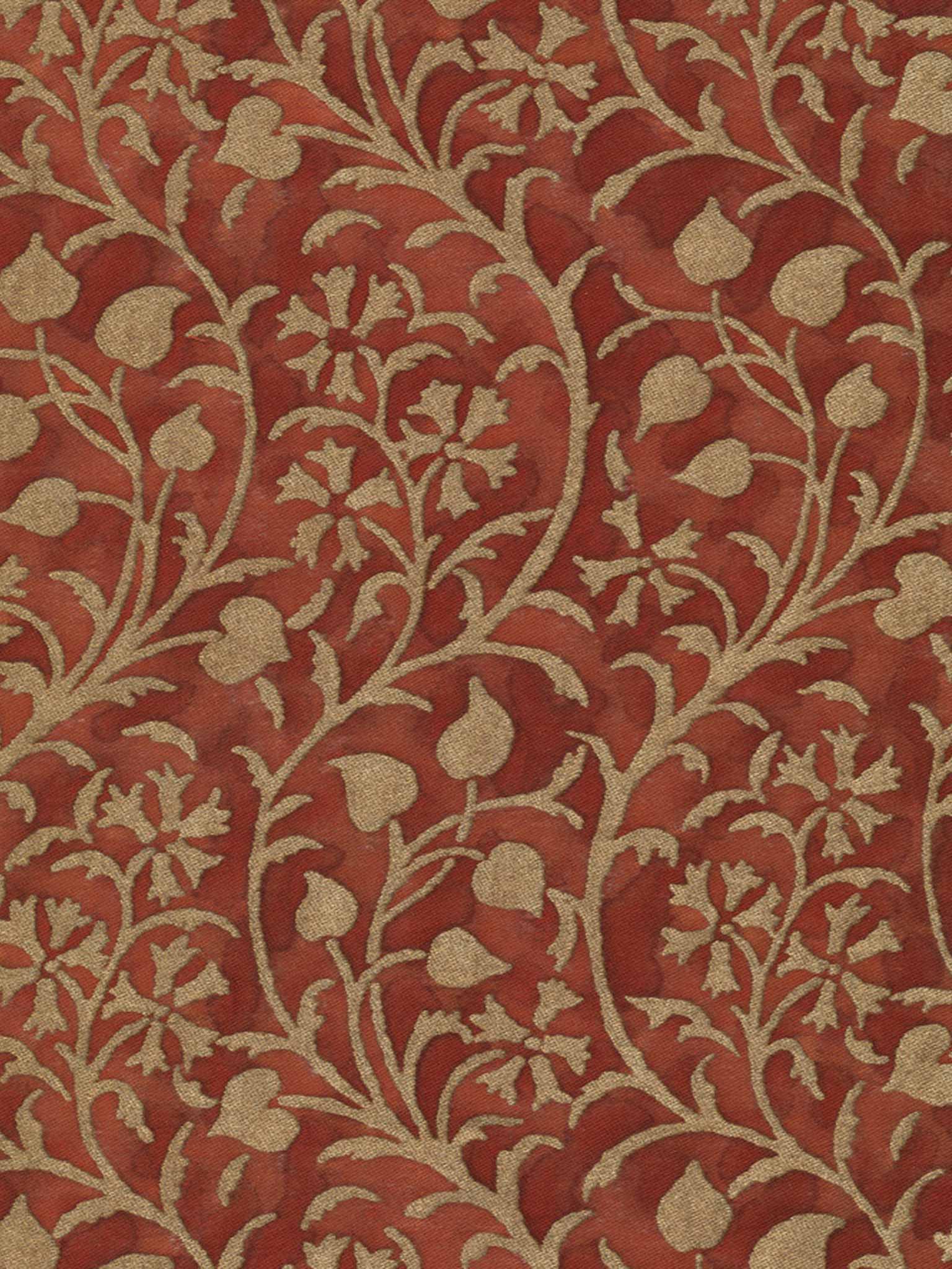 Granada In Deep Burgundy Gold Fortuny