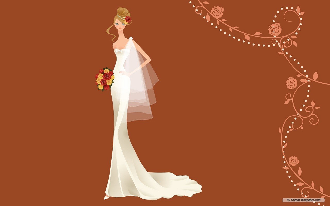 Animated Wedding Weddings Wallpaper