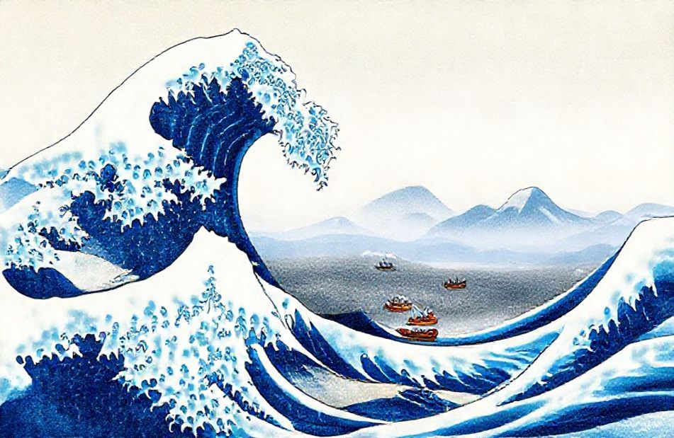 Great Wave Off Kanagawa Wallpaper