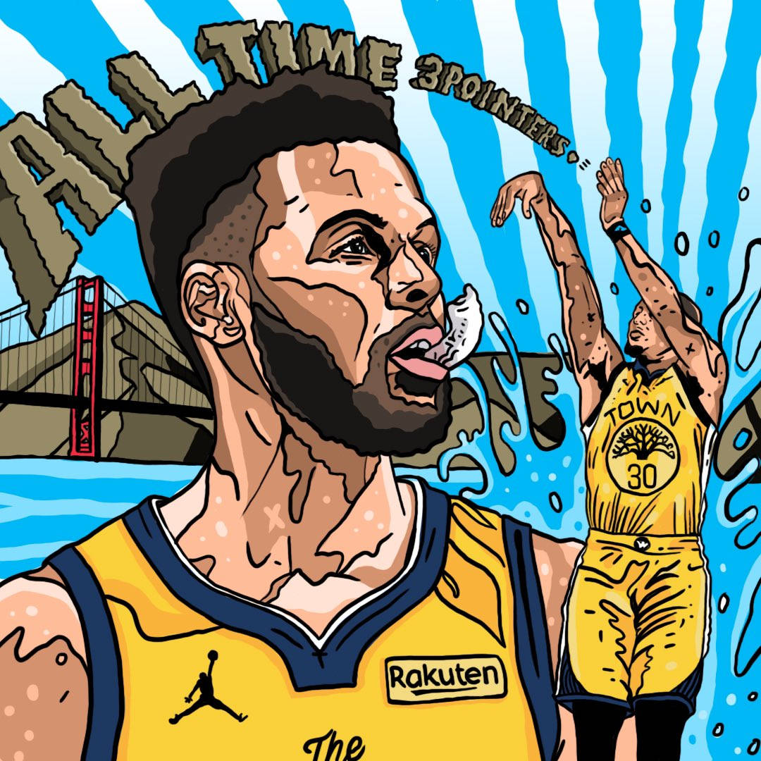 Stephen Curry Cartoon Wallpaper