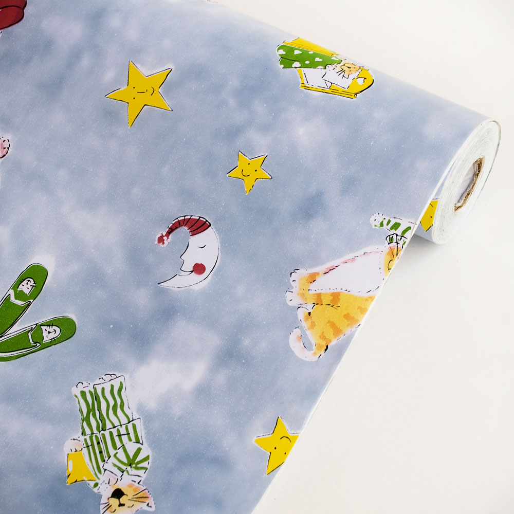 Sweet Night Self Adhesive Wallpaper Home Decor Sample