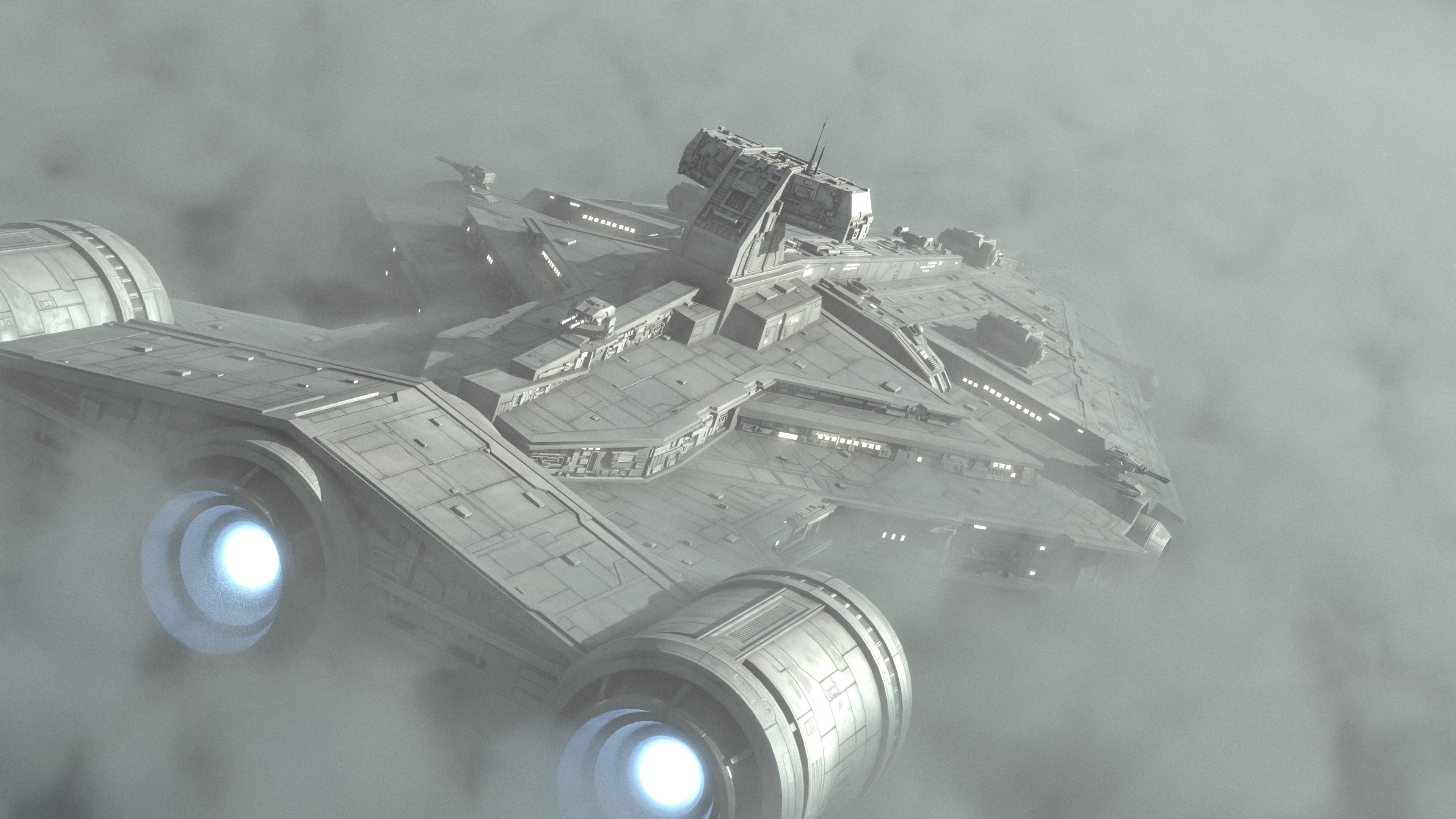 Into The Unknown New 4k Imperial Arquitens Cruiser Wallpaper By
