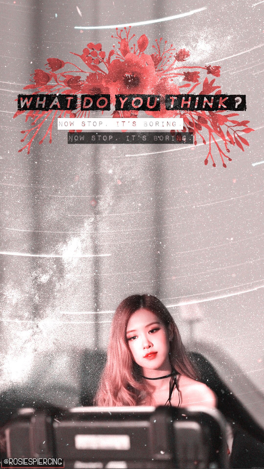 Pink Black Aesthetic Wallpaper Estetik