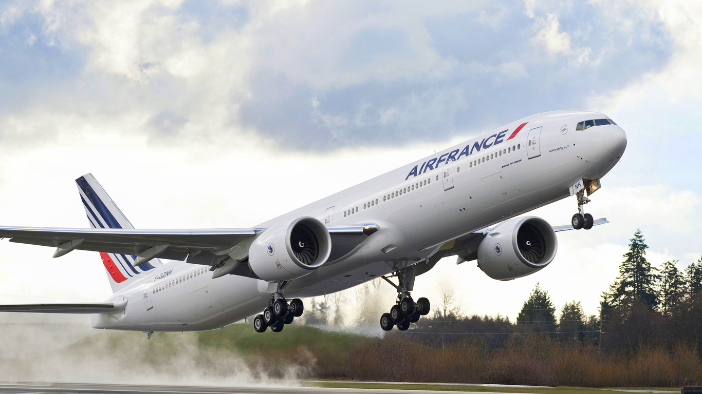 Airfrance Airplane Takeoff HD Wallpaper Is A Great For Your