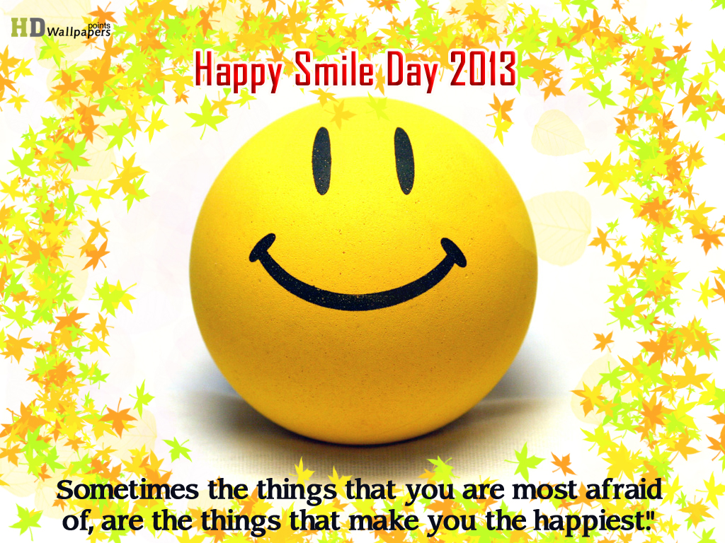 Happy Smile day 2013 HD Wallpaper