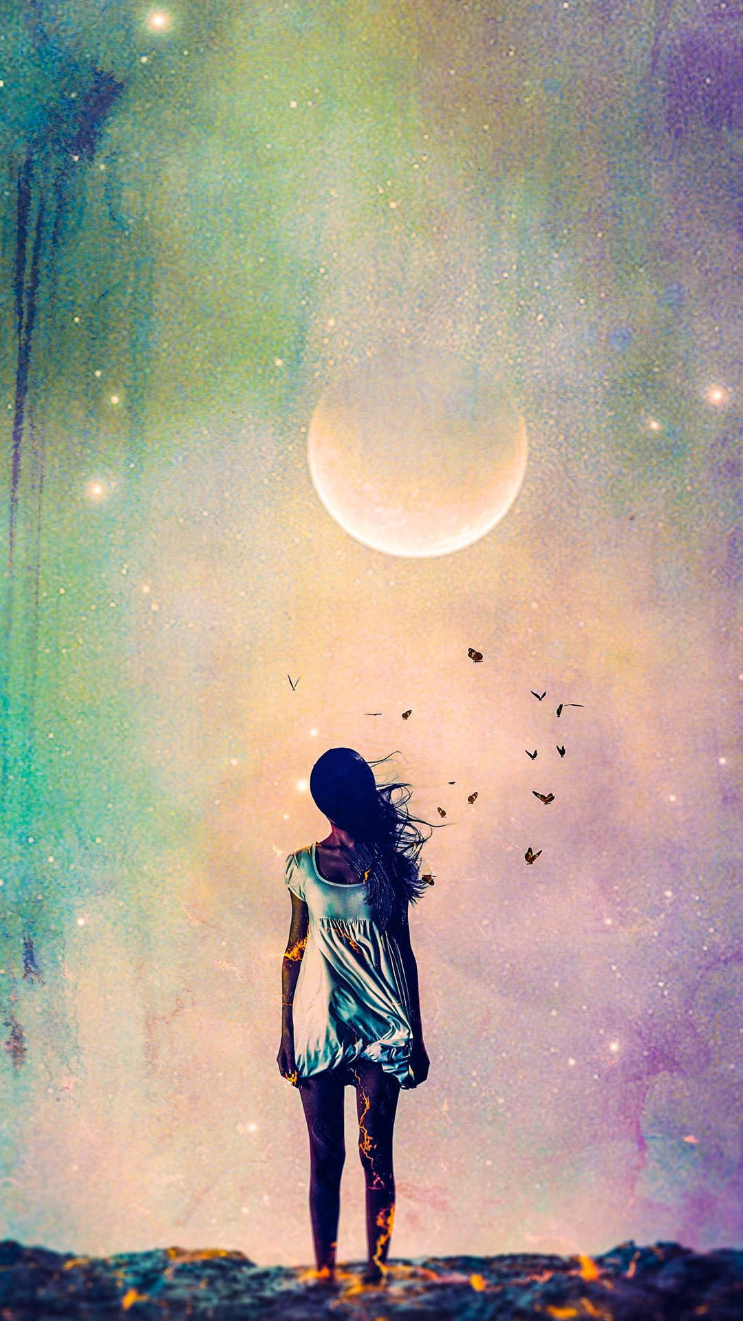 Alone Girl Wallpaper