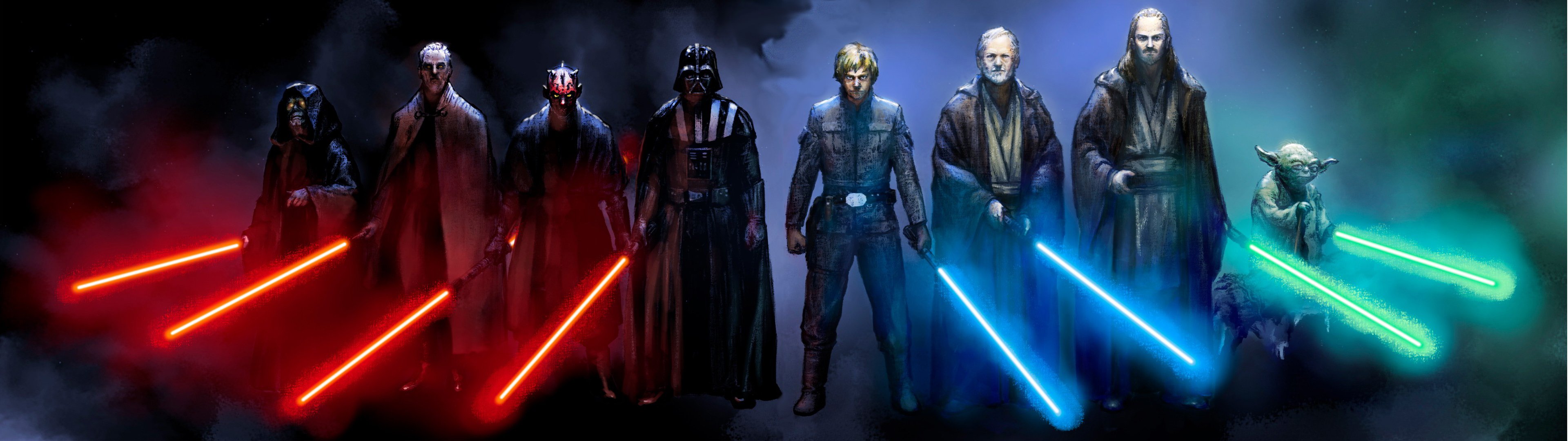 sith lords and the jedi knights by loki odin customization wallpaper