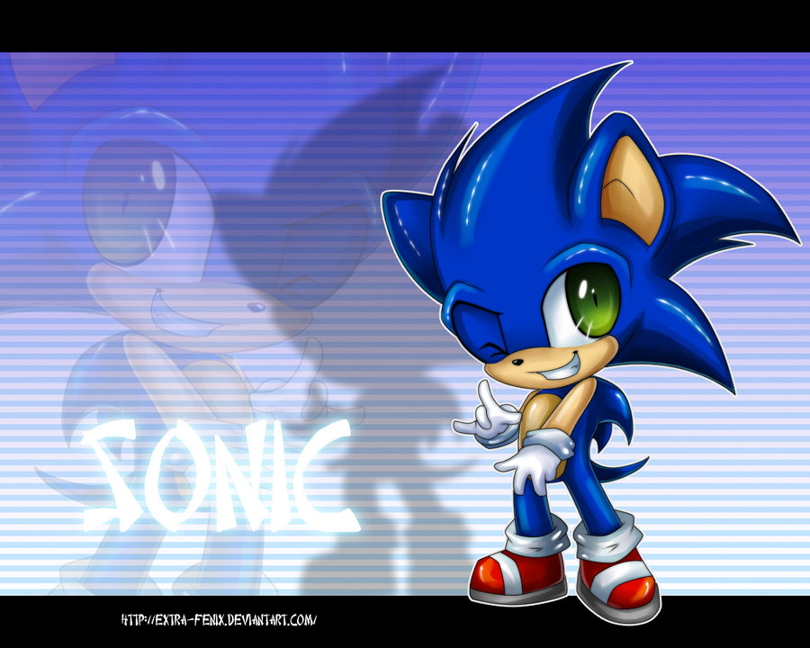 Chibi Sonic By Extra Fenix