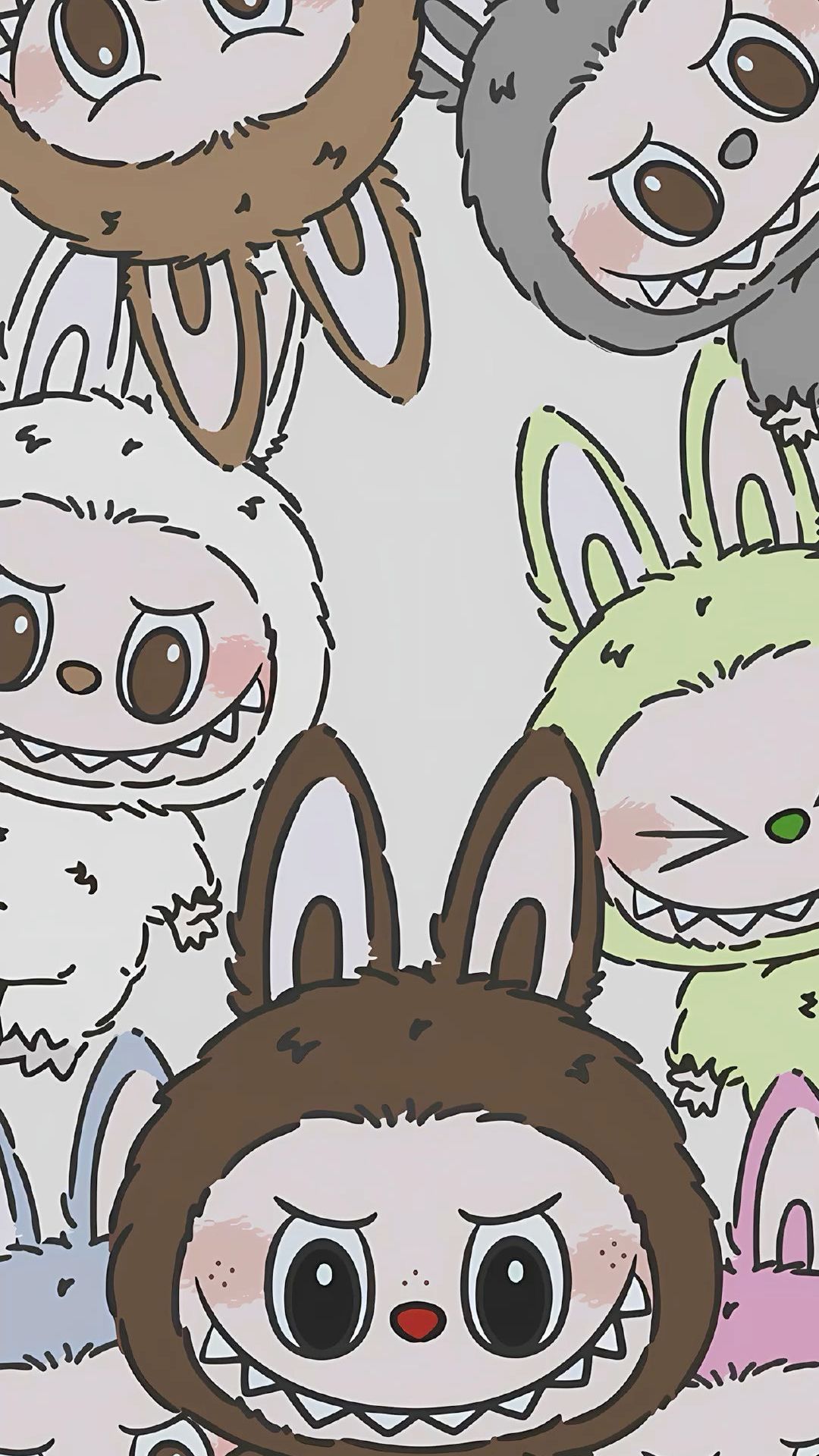 On Labubu In Wallpaper
