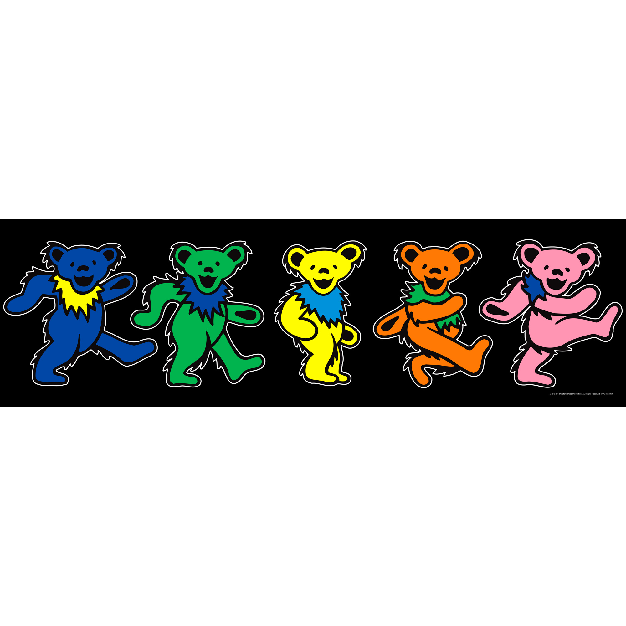 Description The Colorful Classic Grateful Dead Dancing Bears E To