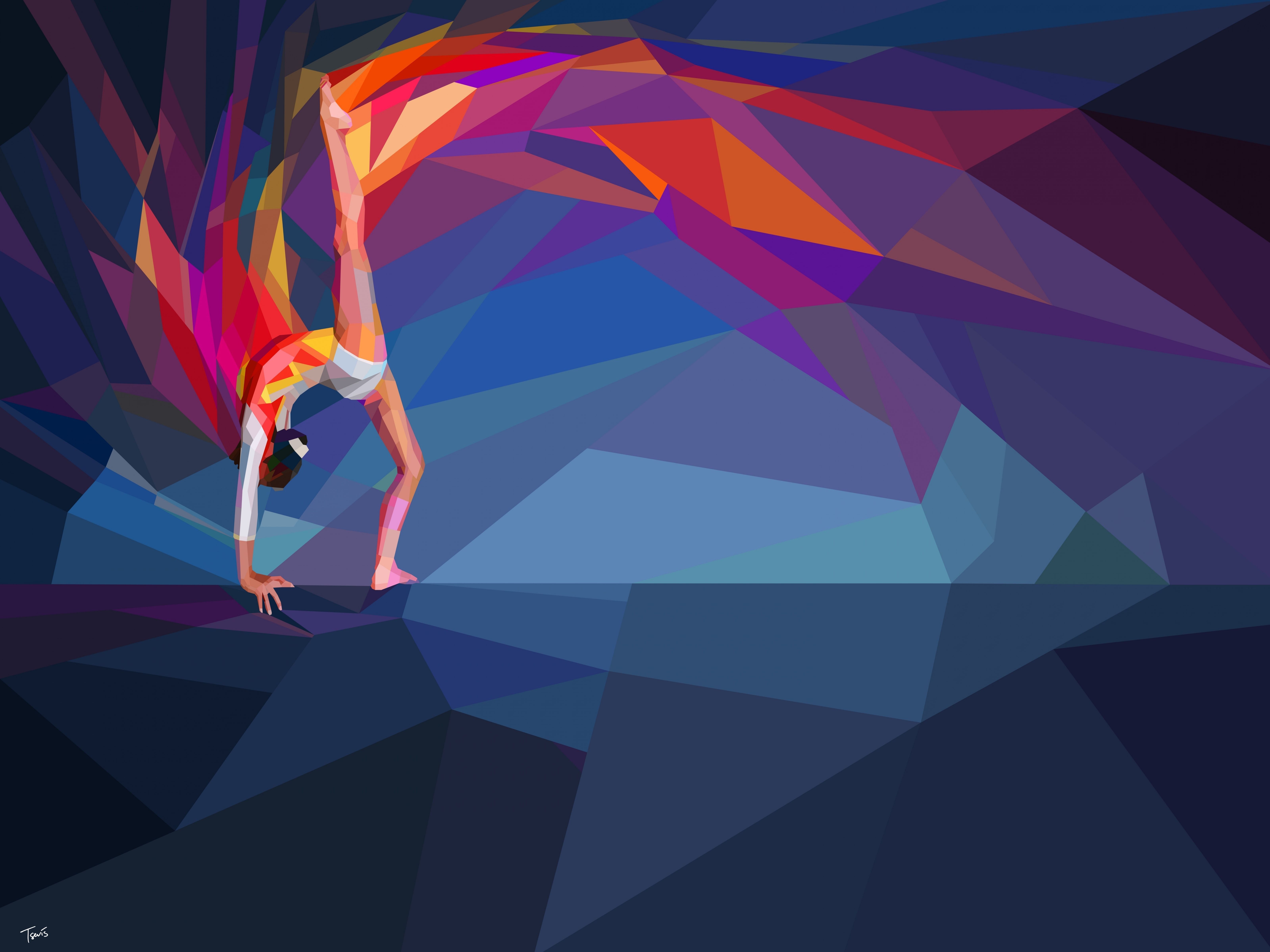 Gymnastics Wallpapers HD Quotes with Art by Xi Zhang