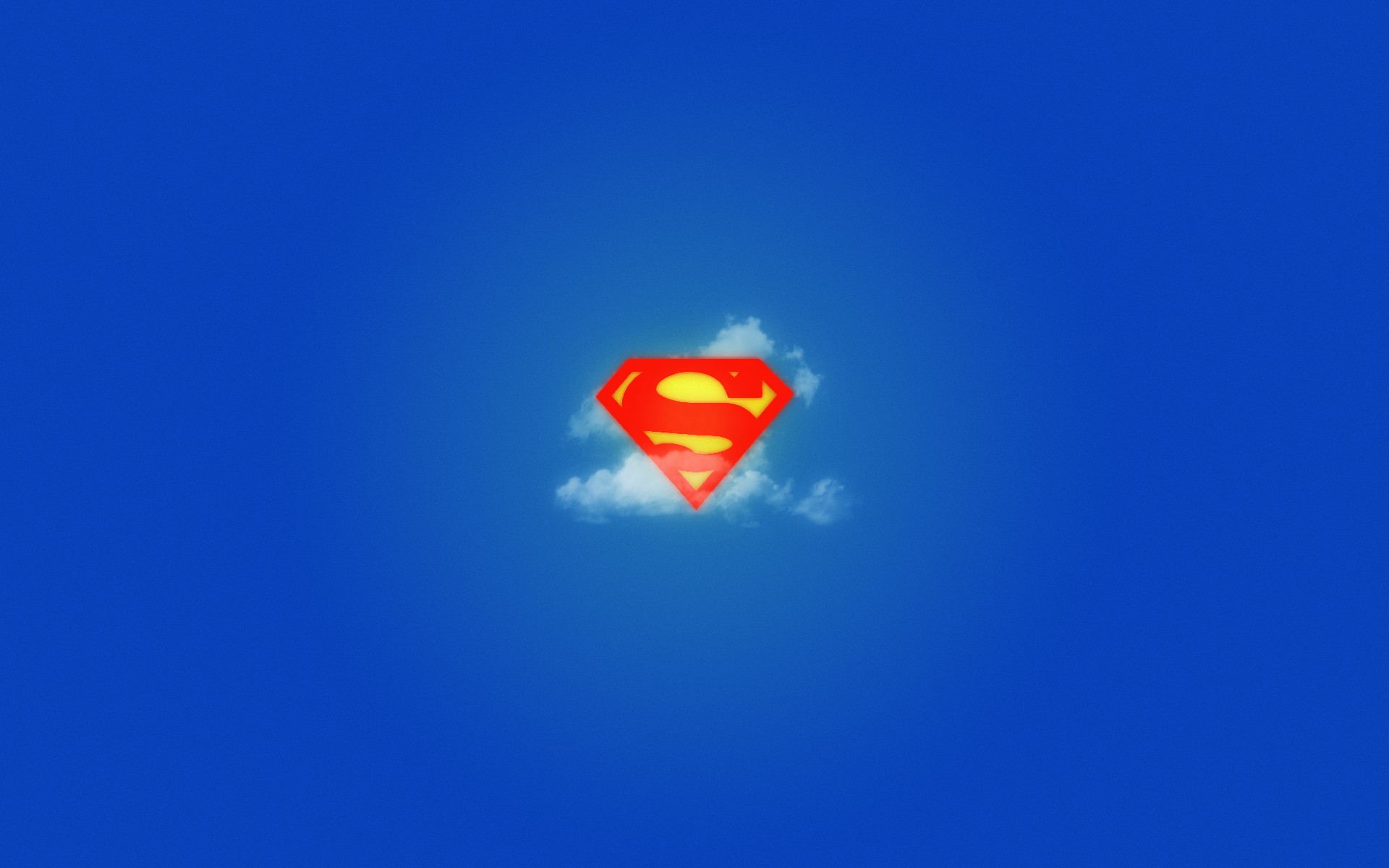 Wallpaper Superman In The Clouds Myspace Background