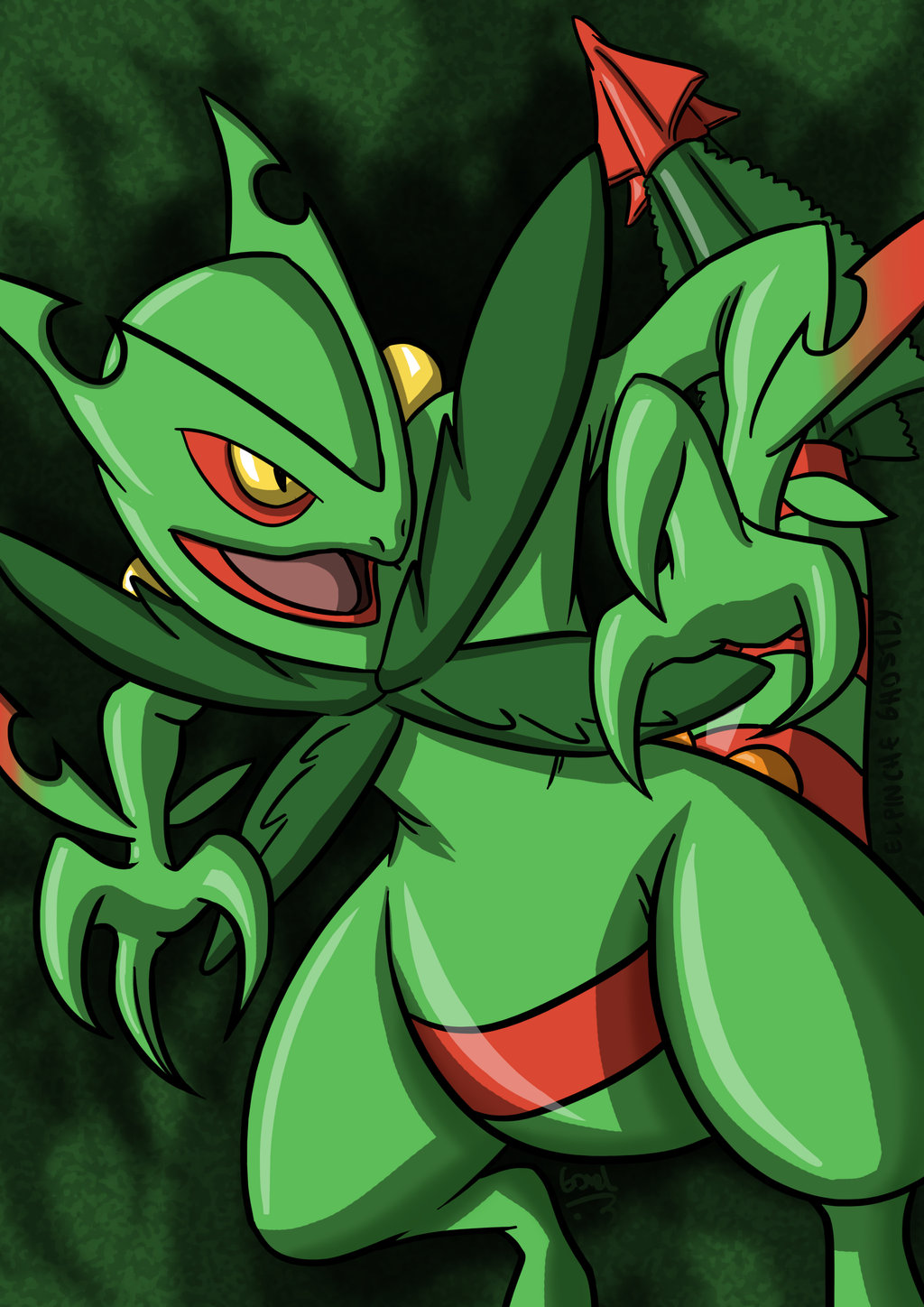 Mega Sceptile By Ghostly666