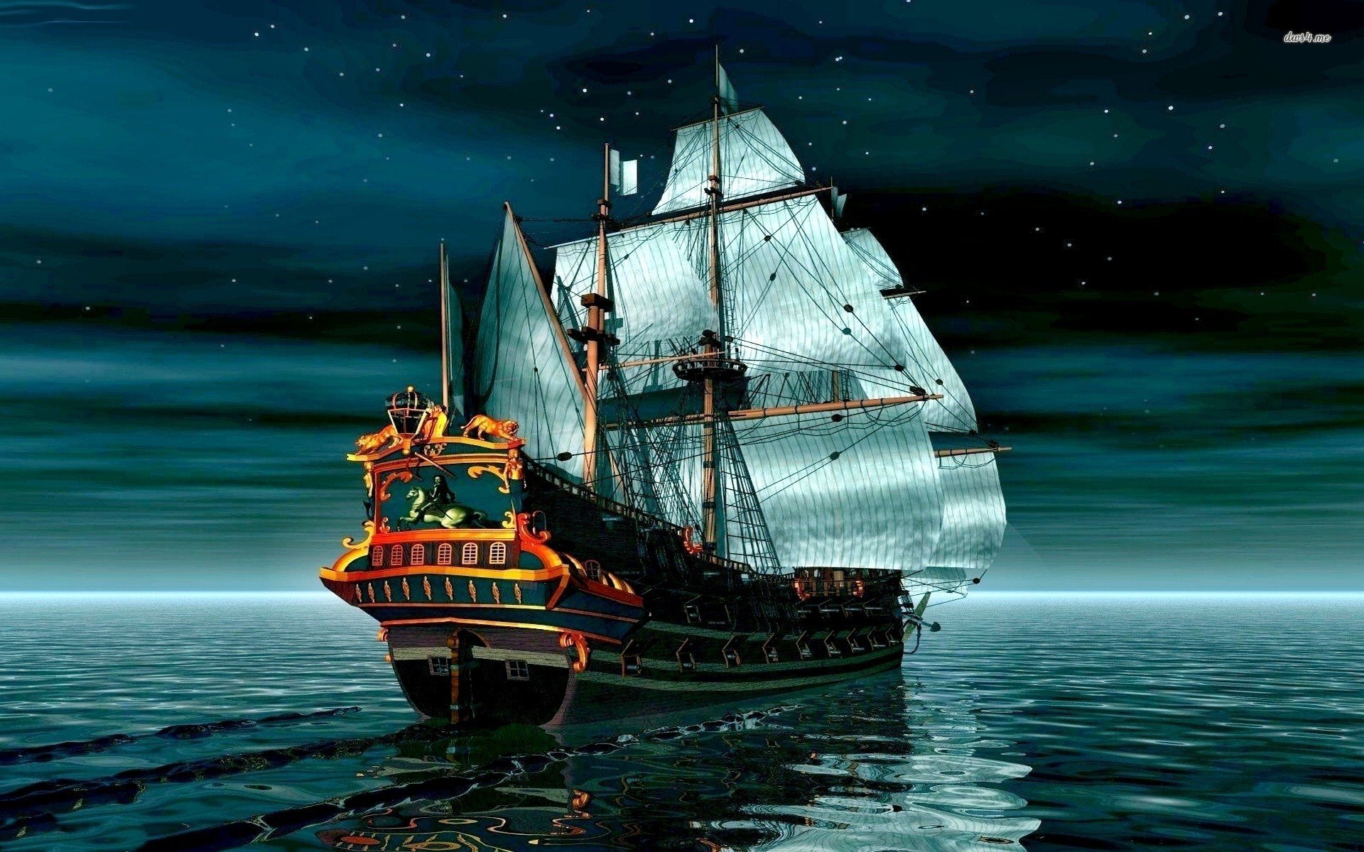 Pirate Edy Ghost Puzzle 1voojuisland Ship Boat Wallpaper Background