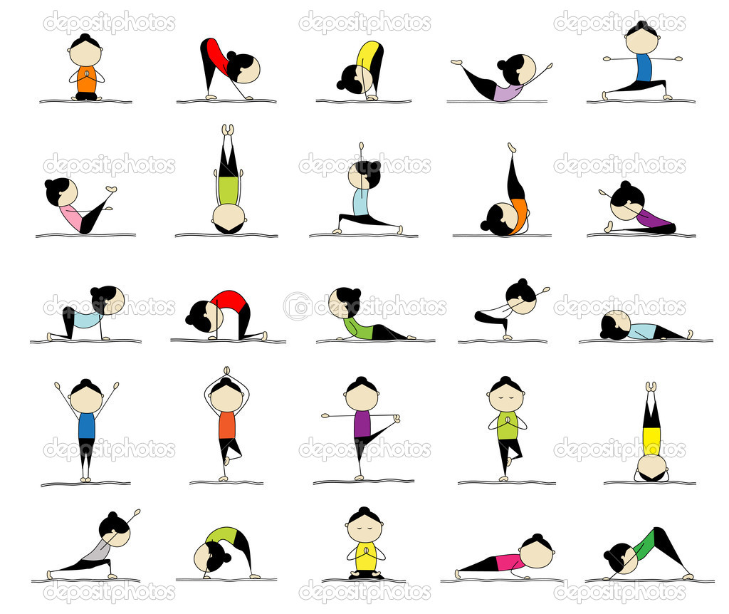 Basic Yoga Poses HD Wallpaper
