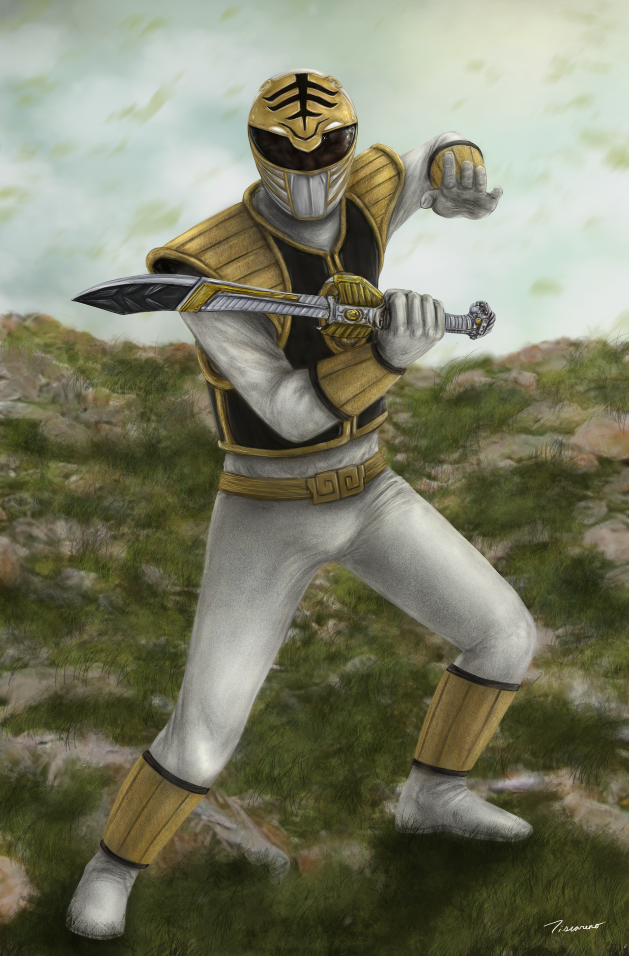 The White Ranger By Thesadpencil