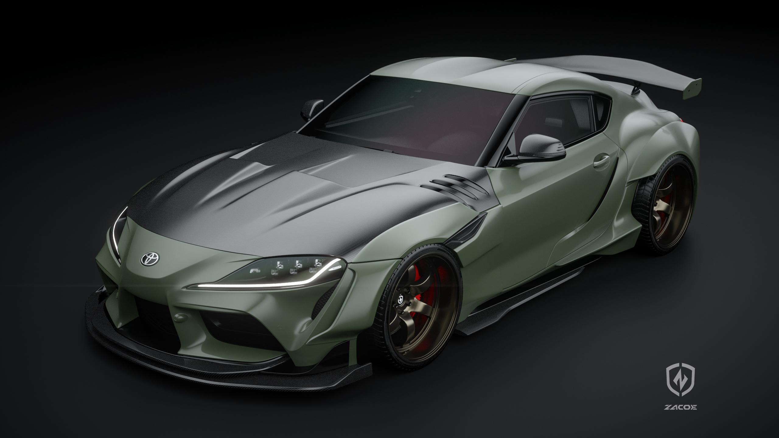 A tuner has given the Toyota Supra a widebody kit Top Gear