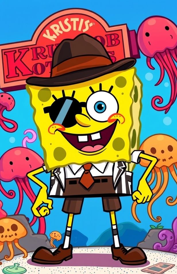 Gangster Spongebob Wallpaper