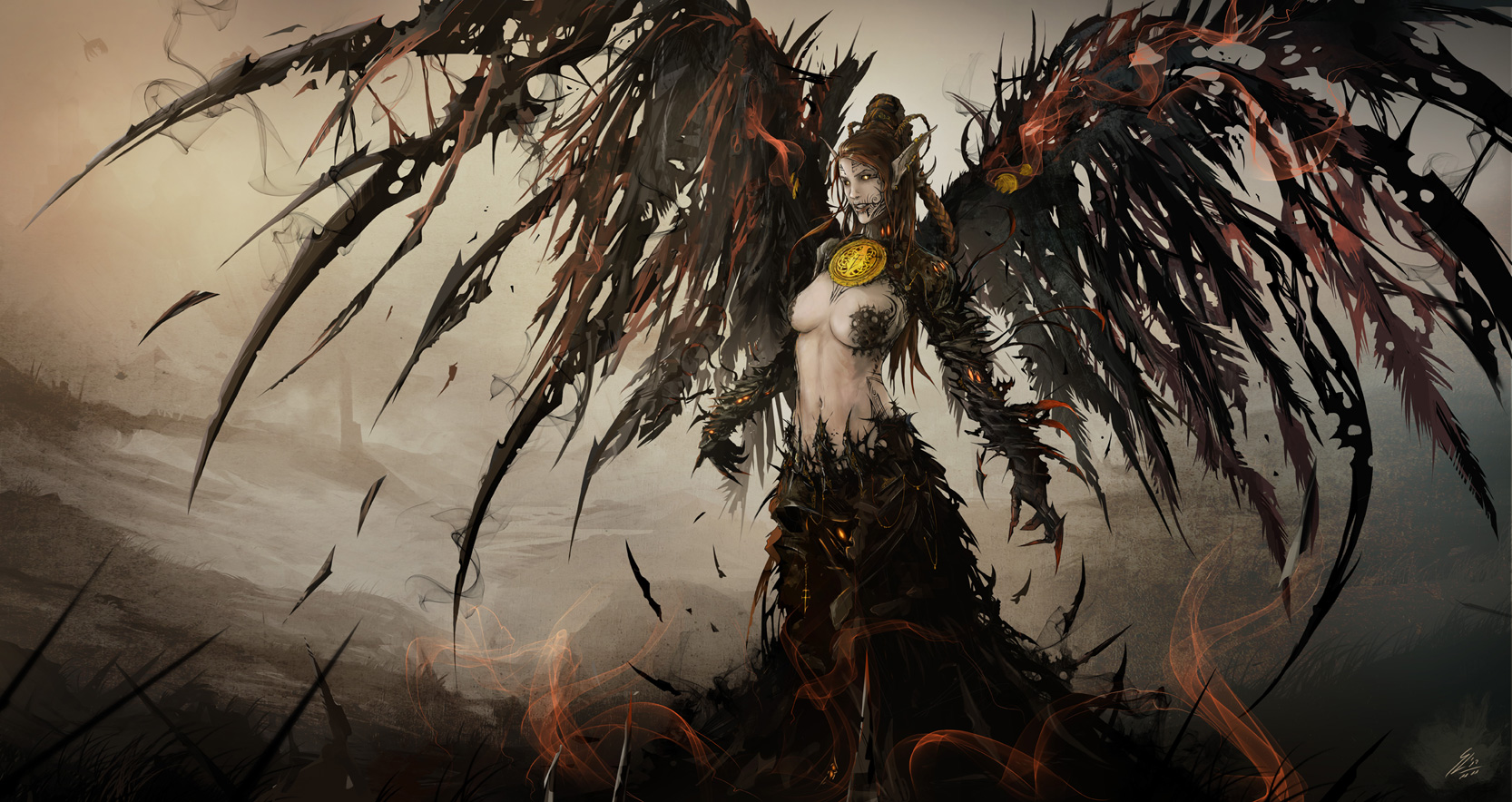 Wrath Morgana By Ayanor League Of Legends HD Wallpaper