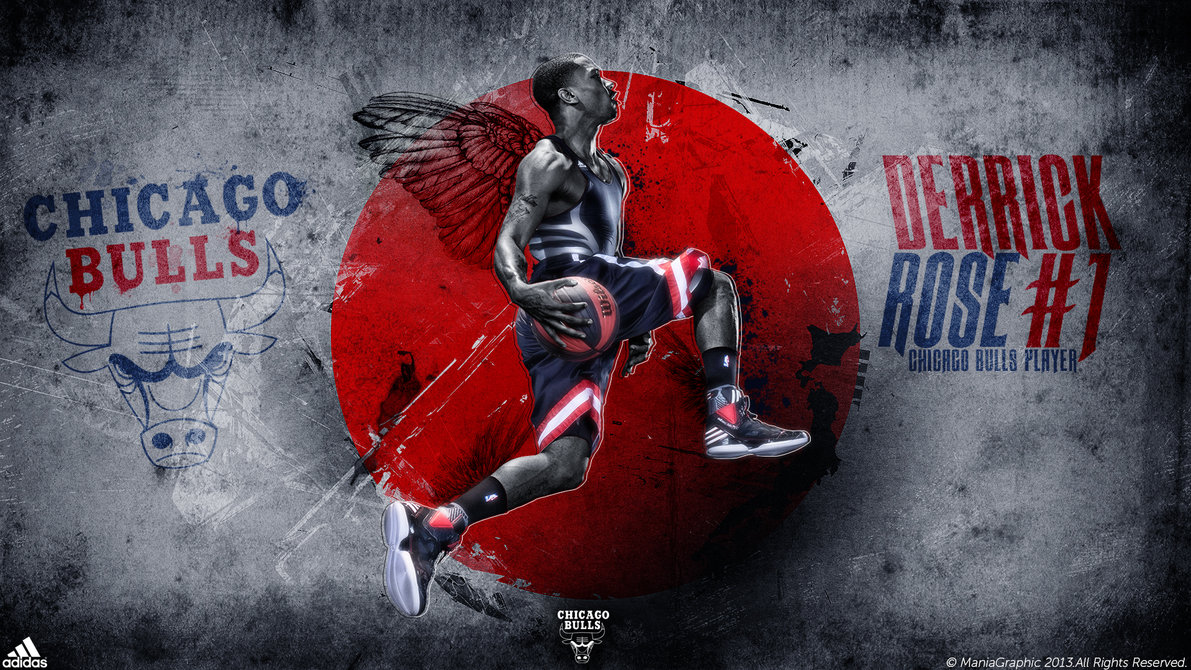 Derrick Rose Wallpaper by ManiaGraphic