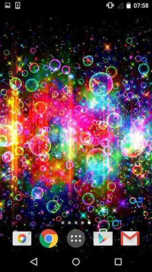 Bubbles Live Wallpaper Screenshots How Does It Look Neon