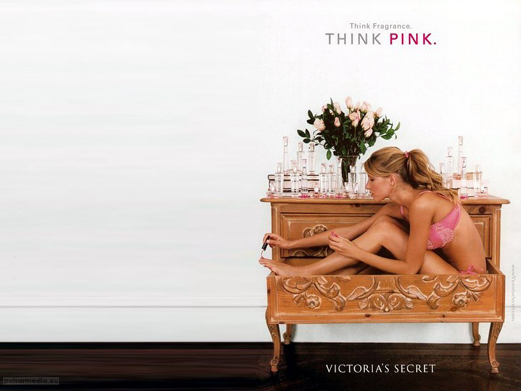 Victorias Secret Create Postcard Victoria Think Pink X Fashion 254502 1024x768