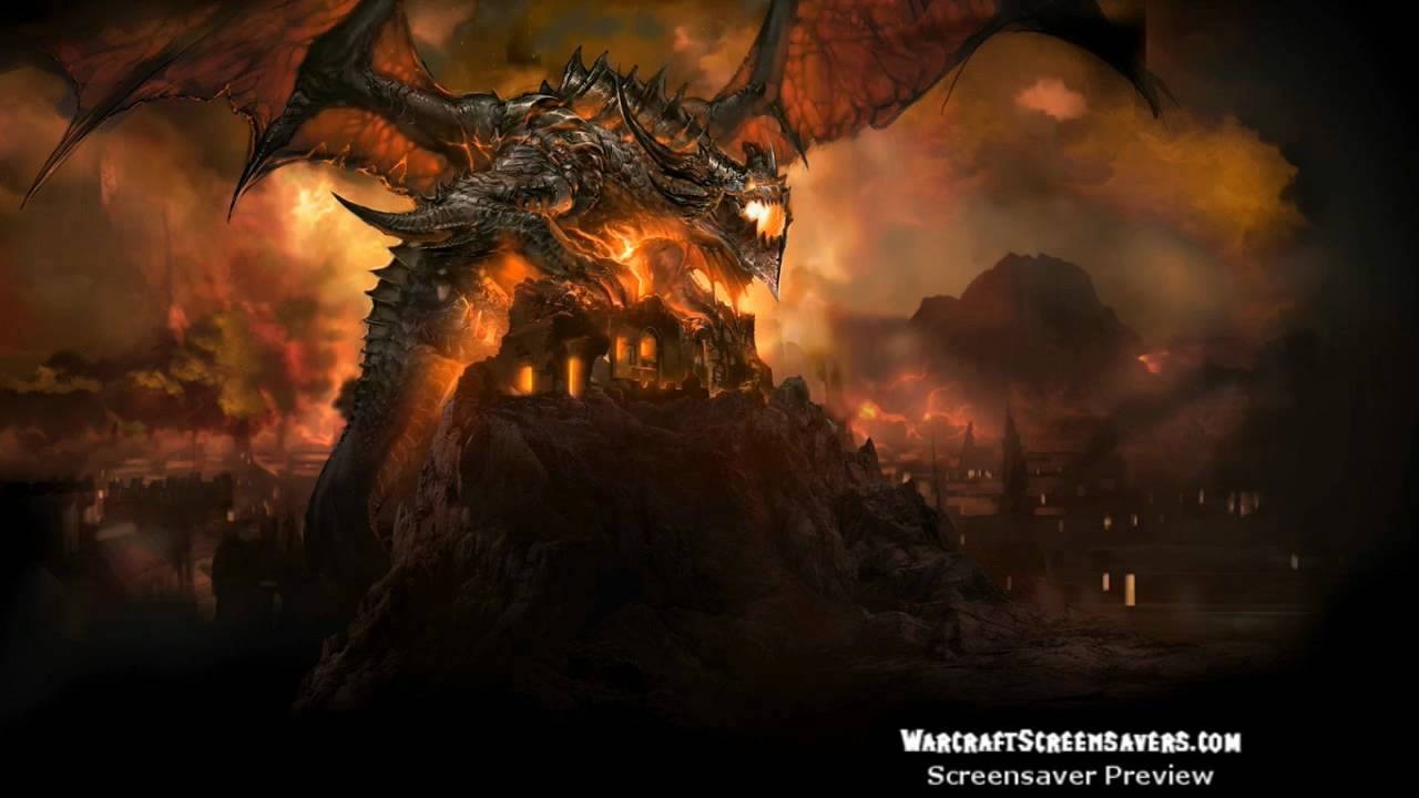 Deathwing Animated World Of Warcraft Screensaver HD