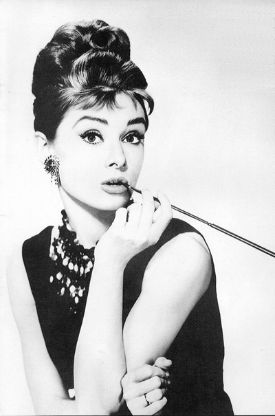 Audrey Hepburn Little Black Dress Wallpaper
