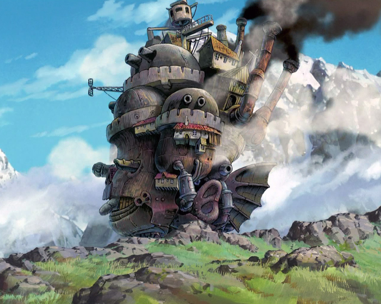 Howl Moving Castle HD Wallpaper All