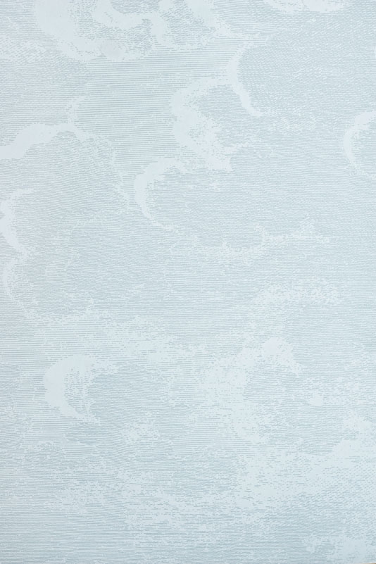 Nuvolette Wallpaper An etched cloud design wallpaper in powder blue