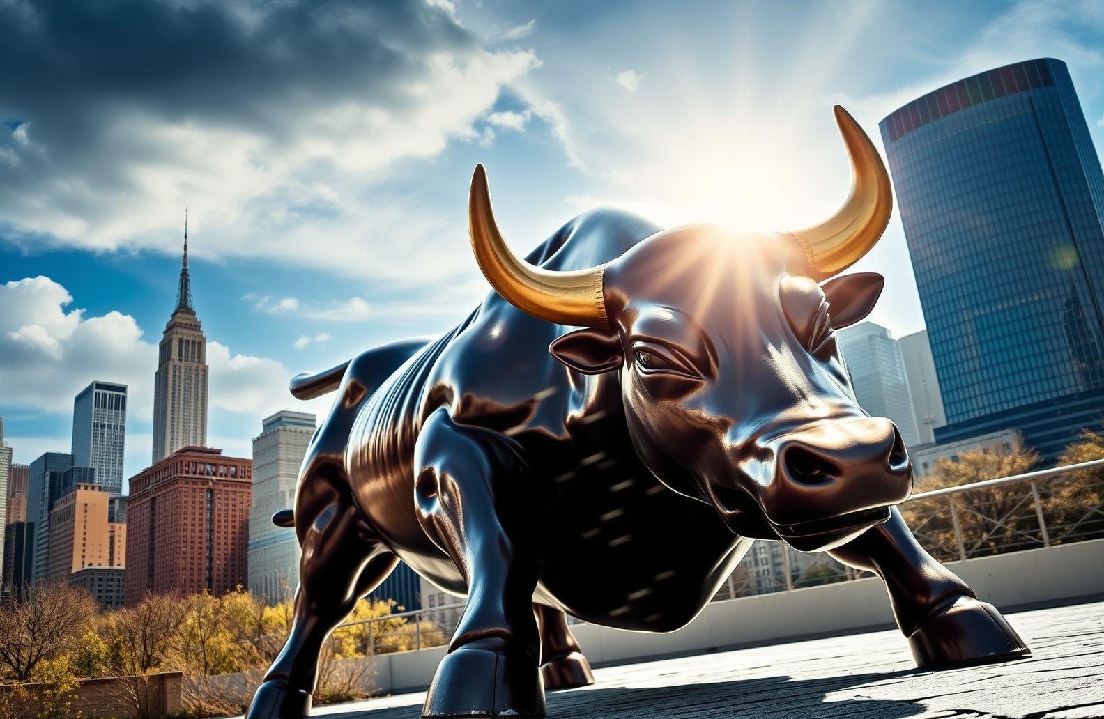 Wall Street Bull Wallpaper