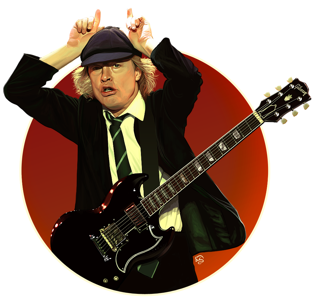 Angus Young By Tovmauzer