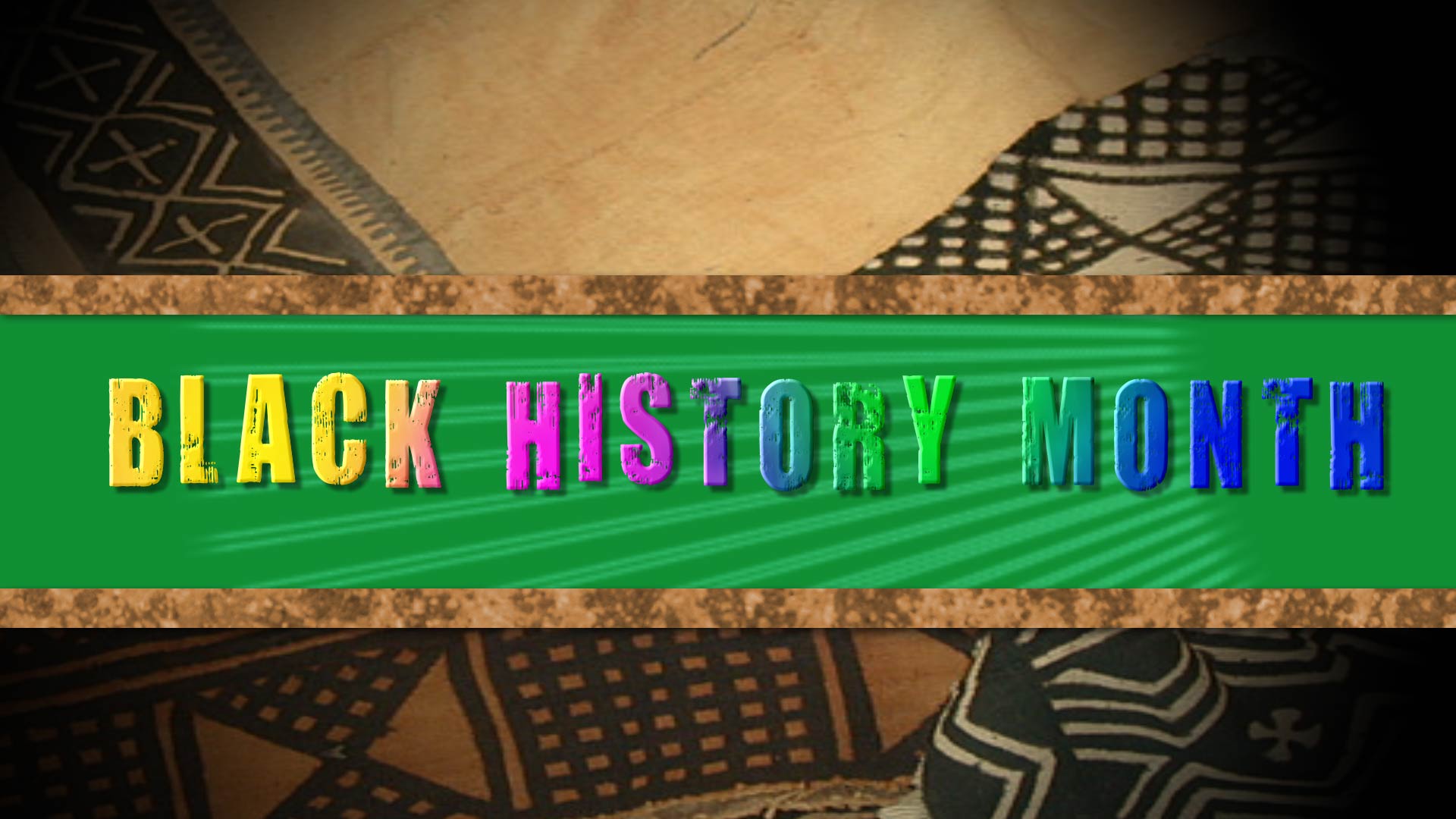 Black History Month 4 Video PowerPoint Graphics Progressive Church