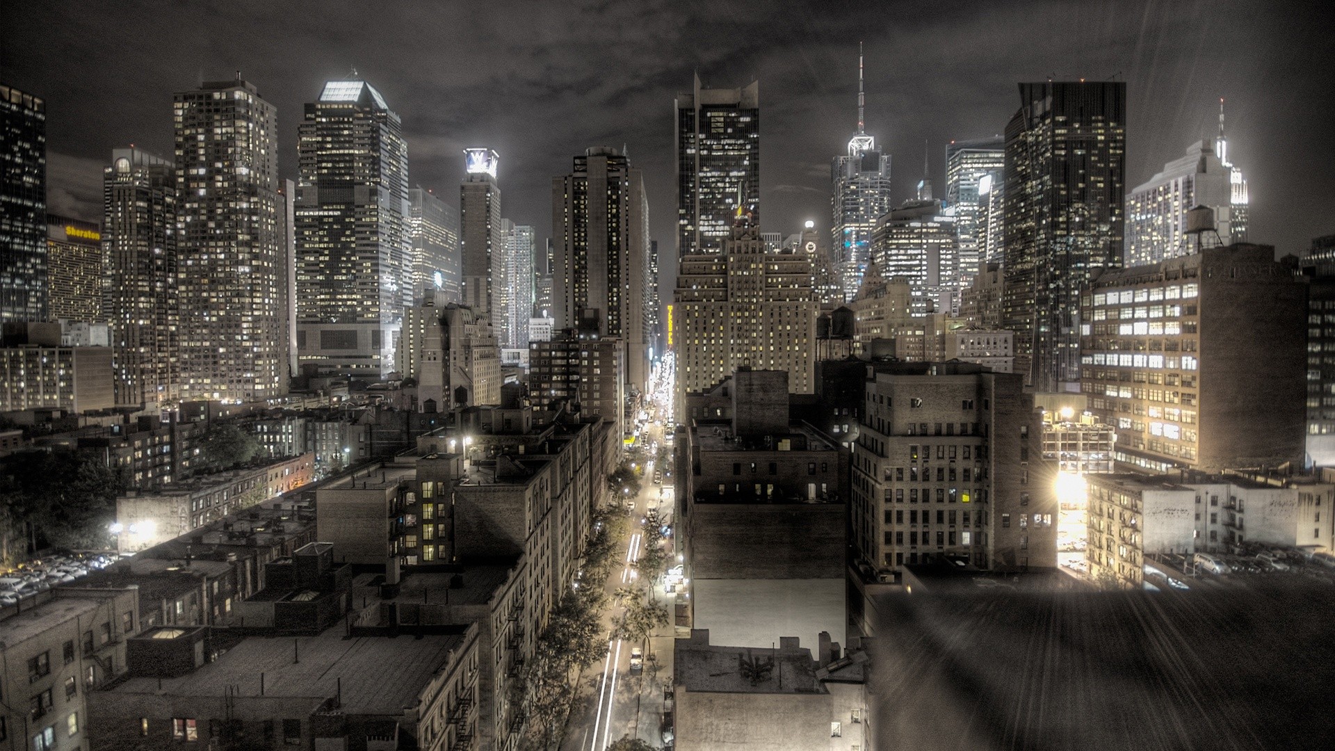 New York City at Night HD Wallpaper New York City at Night