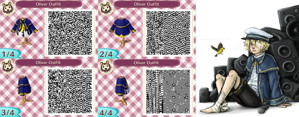 Animal Crossing Qr Oliver Vocaloid By Xxshysoulbakaxx