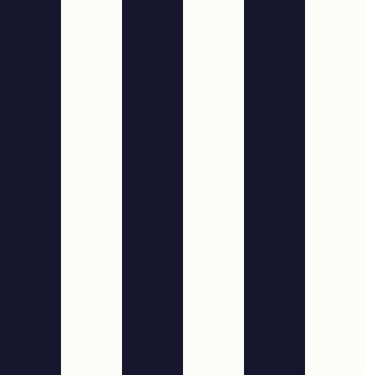 Navy and White Wide Striped Wallpaper Nantucket Stripe Wallcovering