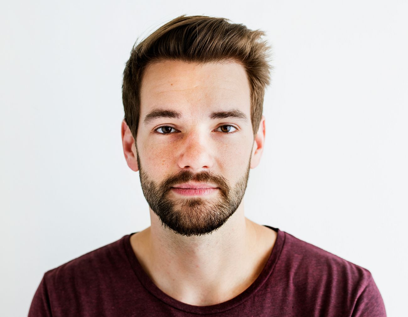 Royalty Image About Portrait Of White Man Isolated Wallpaper